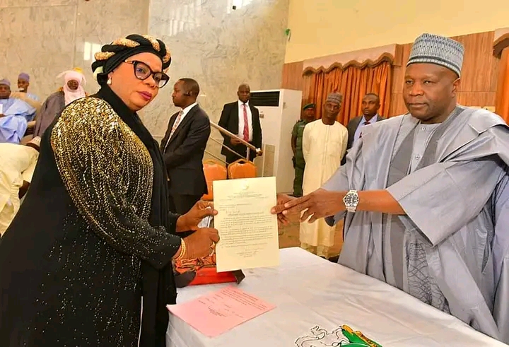 Gombe: Gov. Inuwa Swears-in Justice Halima as Chief Judge